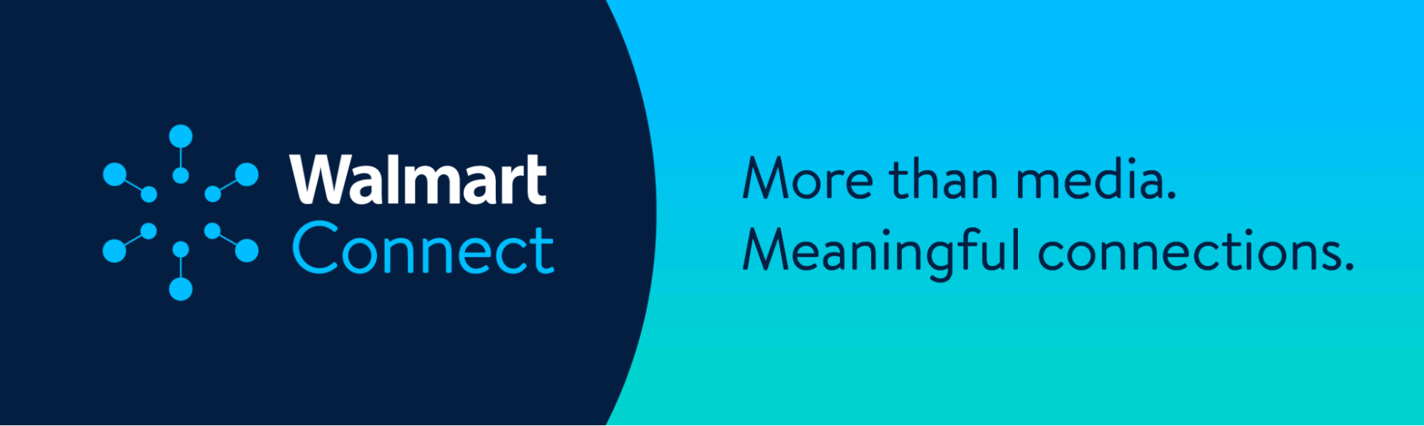 Walmart Connect: More than media. Meaningful connections.